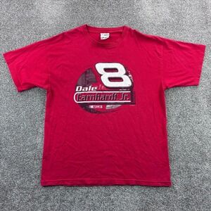 Vintage Dale Earnhardt Jr NASCAR Shirt Mens 2XL Red Competitors View USA Made